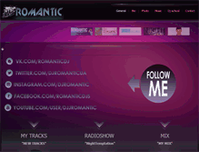 Tablet Screenshot of djromantic.com